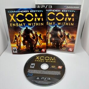 PS3 XCOM: Enemy Within Commander Edition Sony PlayStation 3 manual case‎